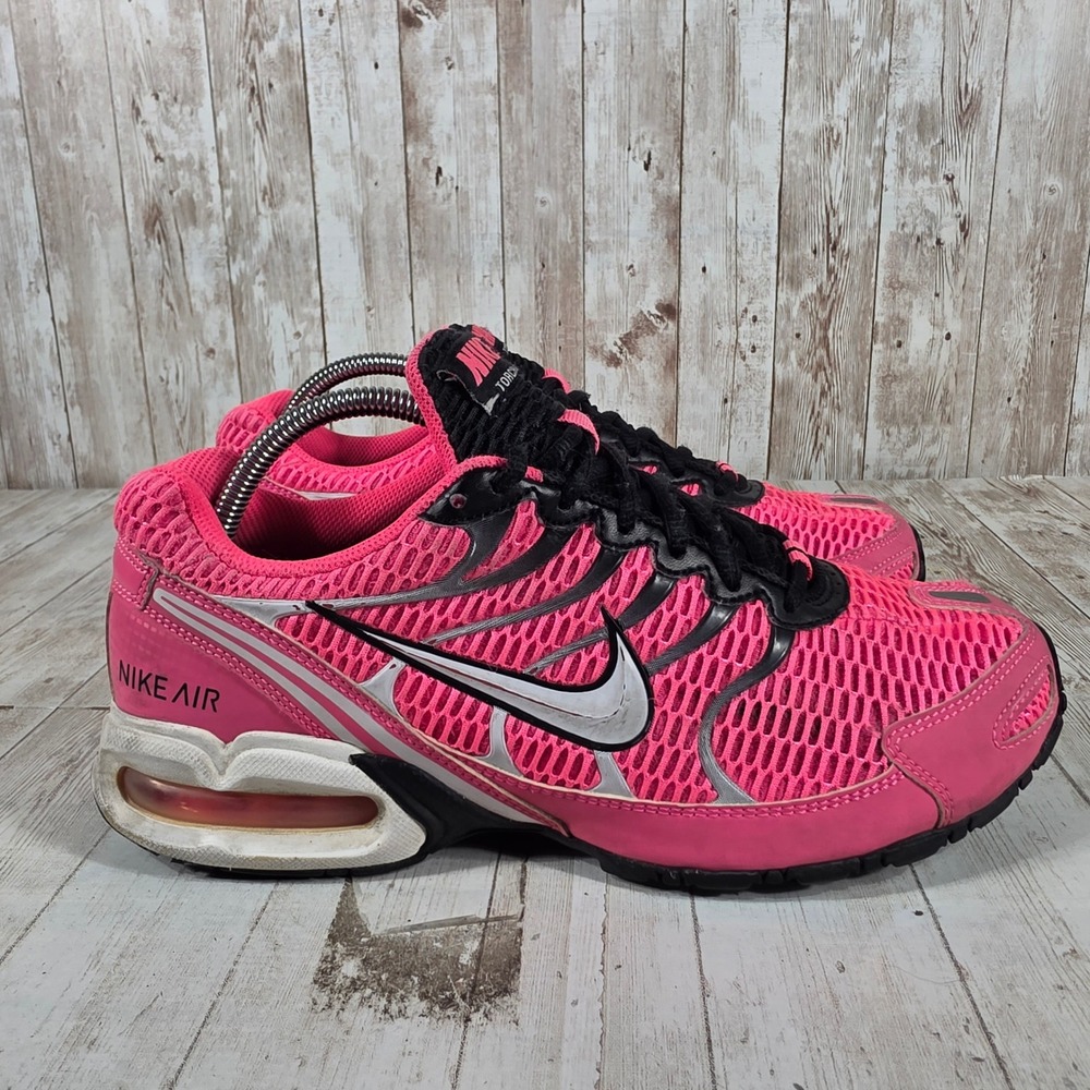 Nike Air Torch 4 Womens Running Shoes‎ Pink Black Silver 343851-610 Size 10